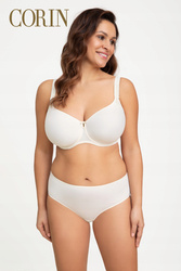 BIUSTONOSZ CORIN SPACER USZTYWNIANY BIAŁY ECRU VIRGINIA 17871