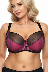 BIUSTONOSZ NESSA LIRI SOFT CZARNY/RÓŻ