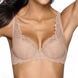 BIUSTONOSZ MAT CARMELA 053/22 USZTYWNIANY KORONKA BEŻ