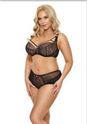 BIUSTONOSZ NESSA MARCHESA SOFT CZARNY/BEŻ