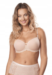 BIUSTONOSZ MEFEMI AIDA SPACER USZTYWNIANY BEŻ