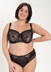 BIUSTONOSZ SAMANTA TAMALA A911 MIĘKKI SOFT KORONKA CZARNY