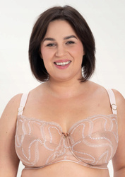 BIUSTONOSZ SAMANTA INDIANA A911 SOFT MIĘKKI CAPPUCINO BEŻ