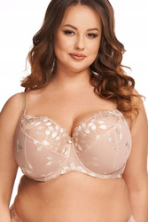 BIUSTONOSZ NESSA GRACE SOFT BEŻ KORONKA FULL CUP